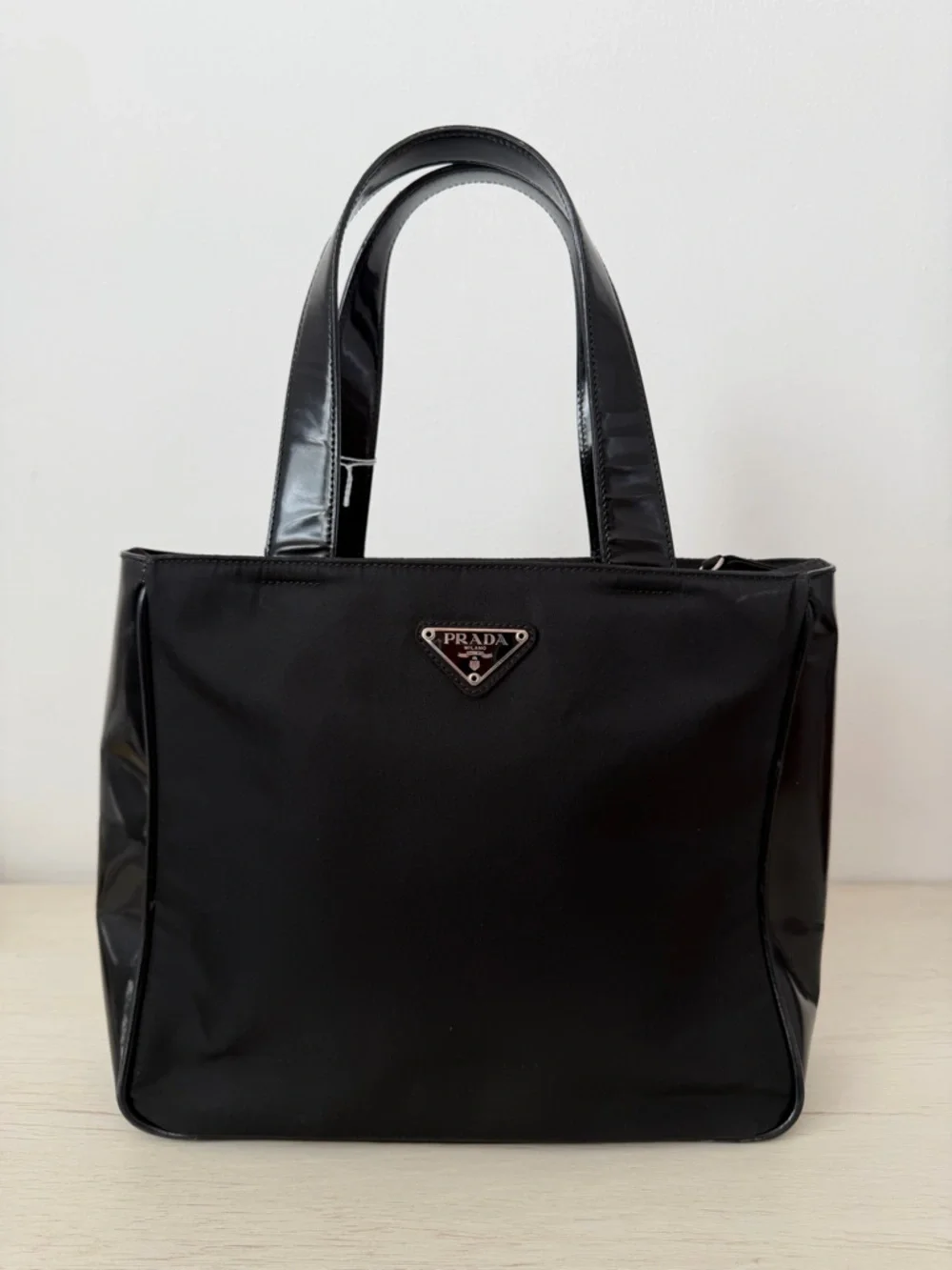Prada Black Small Tote Bag - Picture 1 of 7